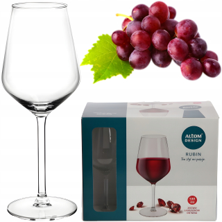 Poháre na víno - Poháre na červené víno Royal Leerdam Rubin transparent 530ml 6 ks.